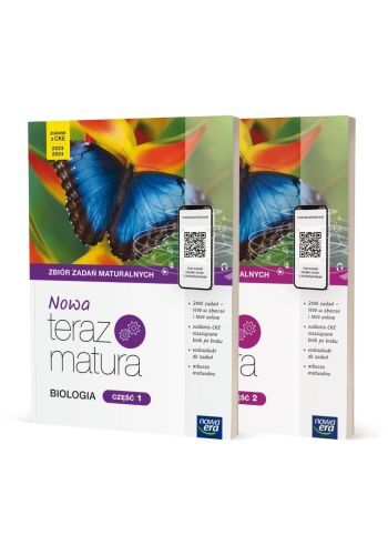 Nowa Teraz Matura 2023 Biologia Zbiór Zadań Maturalnych Część 1 I 2 Zestaw Z Cyfrowym Wspomaganiem Nauki Poziom Rozszerzony