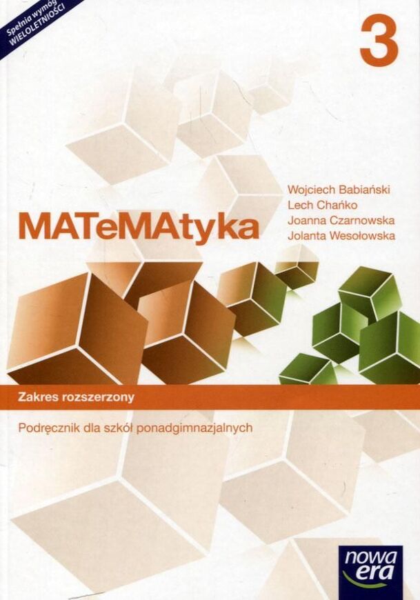 Matematyka Podręcznik 3 Klasa Szkoła Ponadgimnazjalna Zakres Rozszerzony 37972