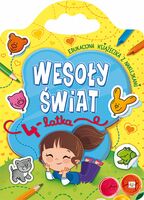 Wesoły świat 4 Latka Edukacyjna Książeczka Z Naklejkami