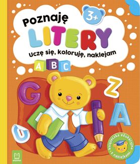 Poznaję Litery. Uczę Się, Koloruję, Naklejam