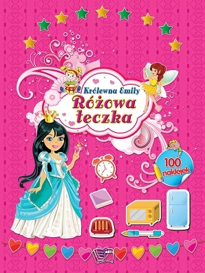 Królewna Emily Różowa Teczka + Naklejki