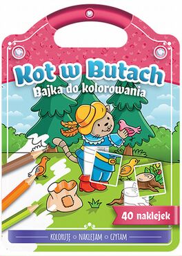 Kot W Butach Bajka Do Kolorowania