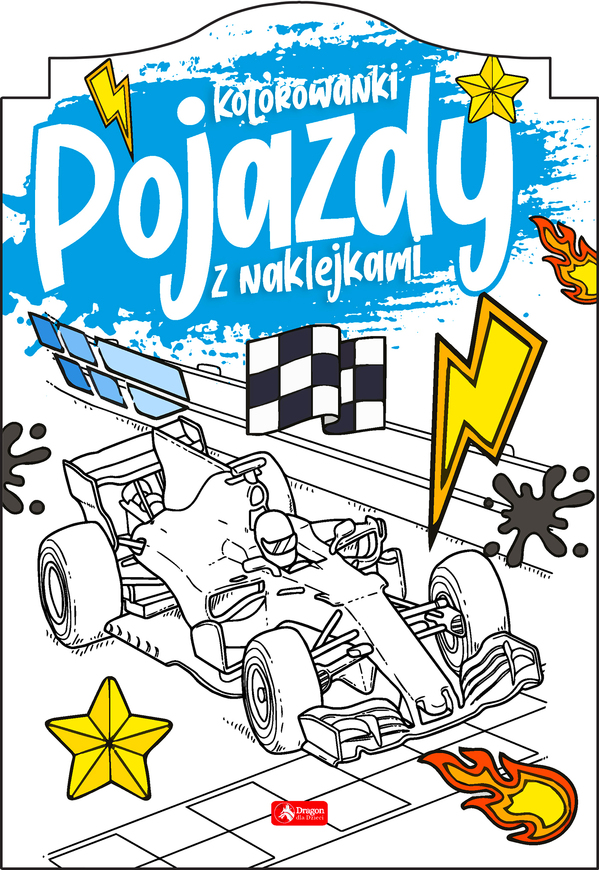 Pojazdy. Kolorowanka Z Naklejkami
