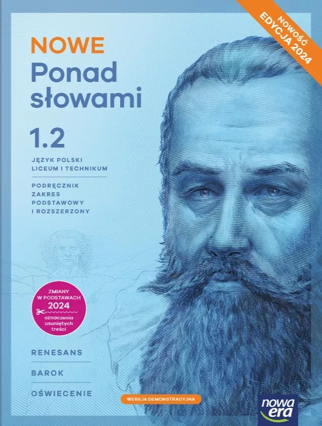NOWE Ponad słowami 1. Liceum i technikum. Podręczn