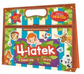 4 Latek Bawi Się I Uczy Edukacyjna Teczka Dla Czterolatka