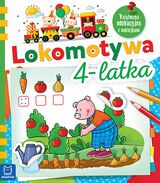 Lokomotywa 4 Latka Książeczka Edukacyjna Z Naklejkami