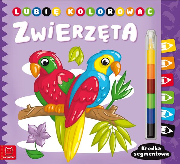 Zwierzęta. Lubię Kolorować. Kredka Segmentowa