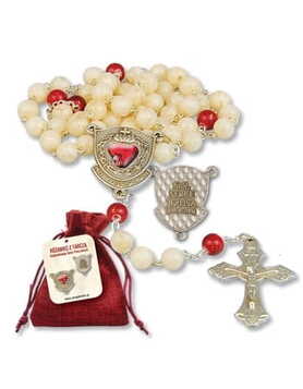 Różaniec z Tarczą Najświętszego Serca Pana Jezusa 